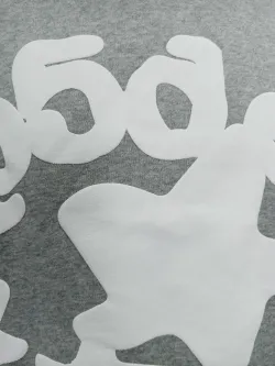 Sp5der Beluga Hoodie Heather Grey YZ EG915 review Kyrie 03