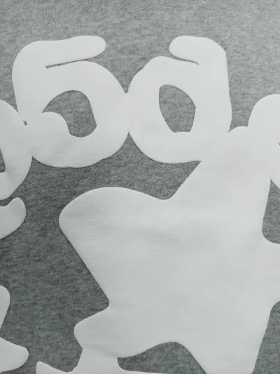 Sp5der Beluga Hoodie Heather Grey YZ EG915 review Kyrie 02