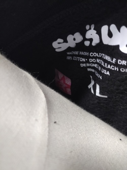 Sp5der OG Rhinestone Hoodie Black 2022 YZ EG938 review Long 01