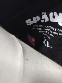 Sp5der OG Rhinestone Hoodie Black 2022 YZ EG938 review Long 01