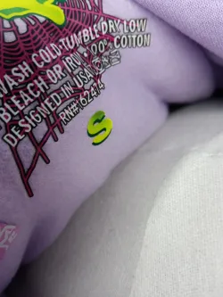 Sp5der Acai Hoodie Purple YZ EG911 review Gerio 01