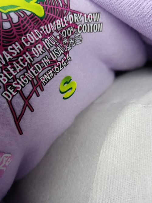 Sp5der Acai Hoodie Purple YZ EG911 review 