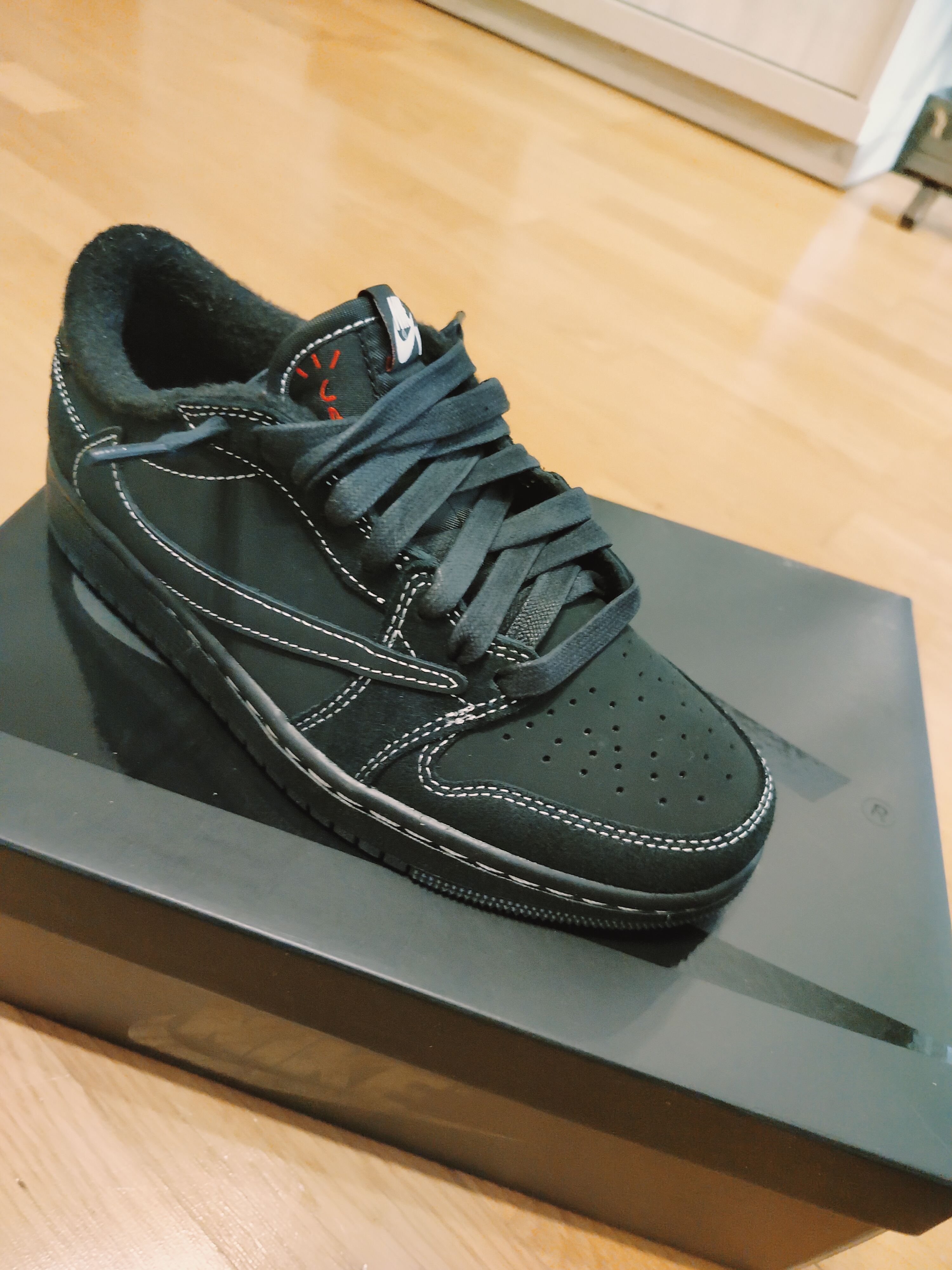 【$59 High Cost Effective】Air Jordan 1 Retro Low OG SP Travis Scott Black Phantom DM7866-001 review Strad 01