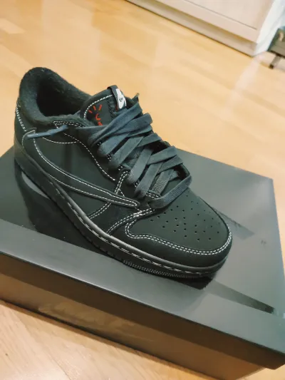 【$49 High Cost Effective】Air Jordan 1 Retro Low OG SP Travis Scott Black Phantom DM7866-001 review Strad 01
