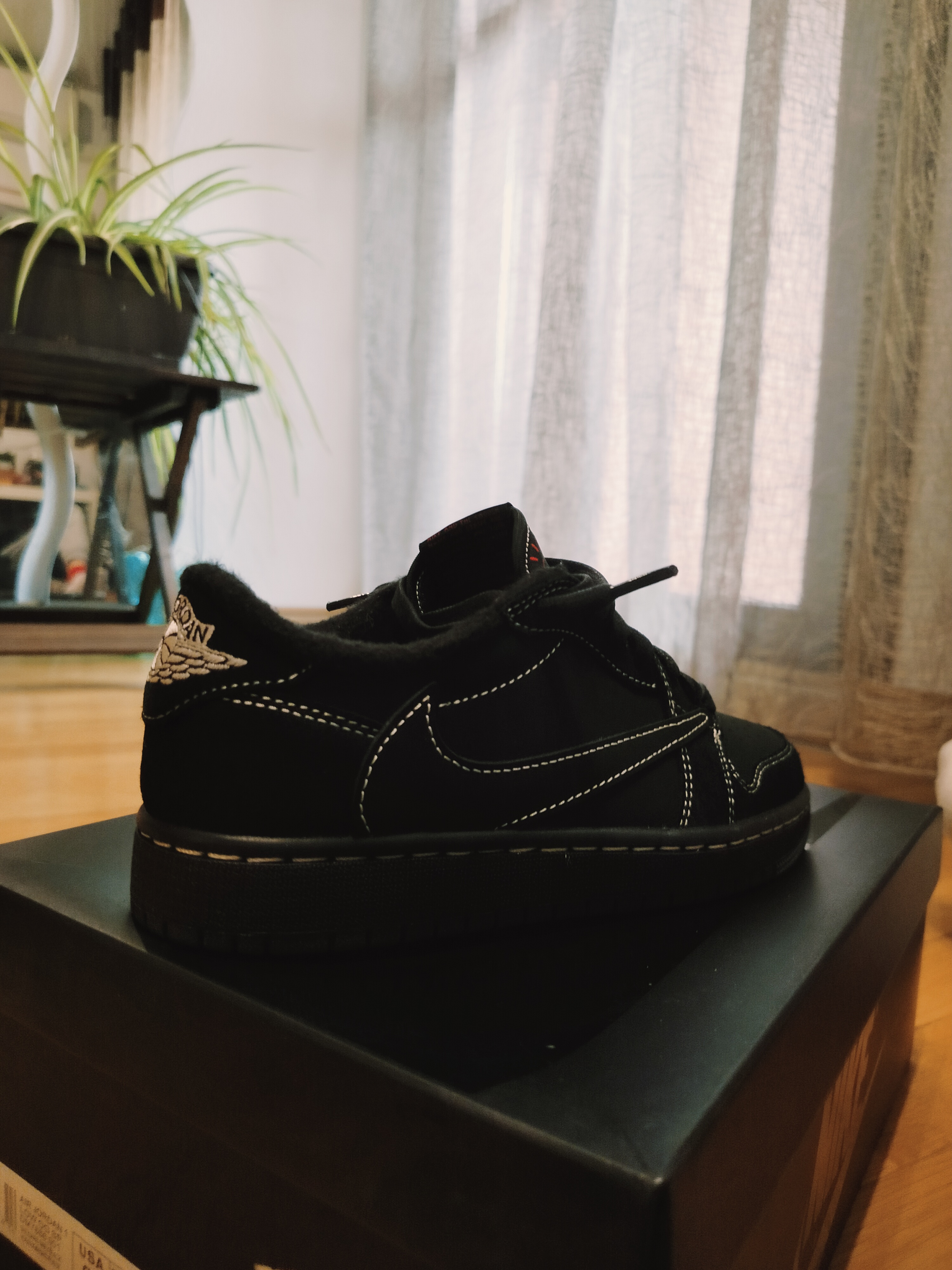 【$59 High Cost Effective】Air Jordan 1 Retro Low OG SP Travis Scott Black Phantom DM7866-001 review Strad 02