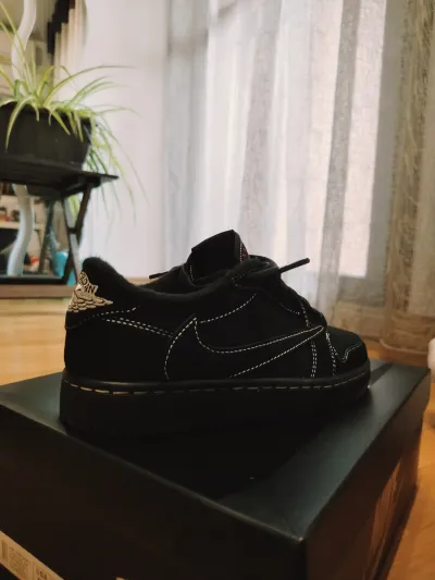 【$49 High Cost Effective】Air Jordan 1 Retro Low OG SP Travis Scott Black Phantom DM7866-001 review Strad 02