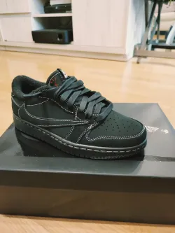 【$49 High Cost Effective】Air Jordan 1 Retro Low OG SP Travis Scott Black Phantom DM7866-001 review Strad 04
