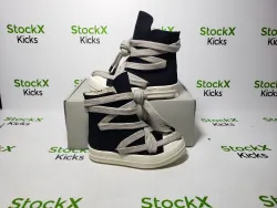 Rick Owens DRKSHDW Luxor Hexa High Black Milk review Kyrie 03