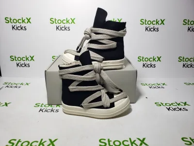 Rick Owens DRKSHDW Luxor Hexa High Black Milk review Kyrie 02