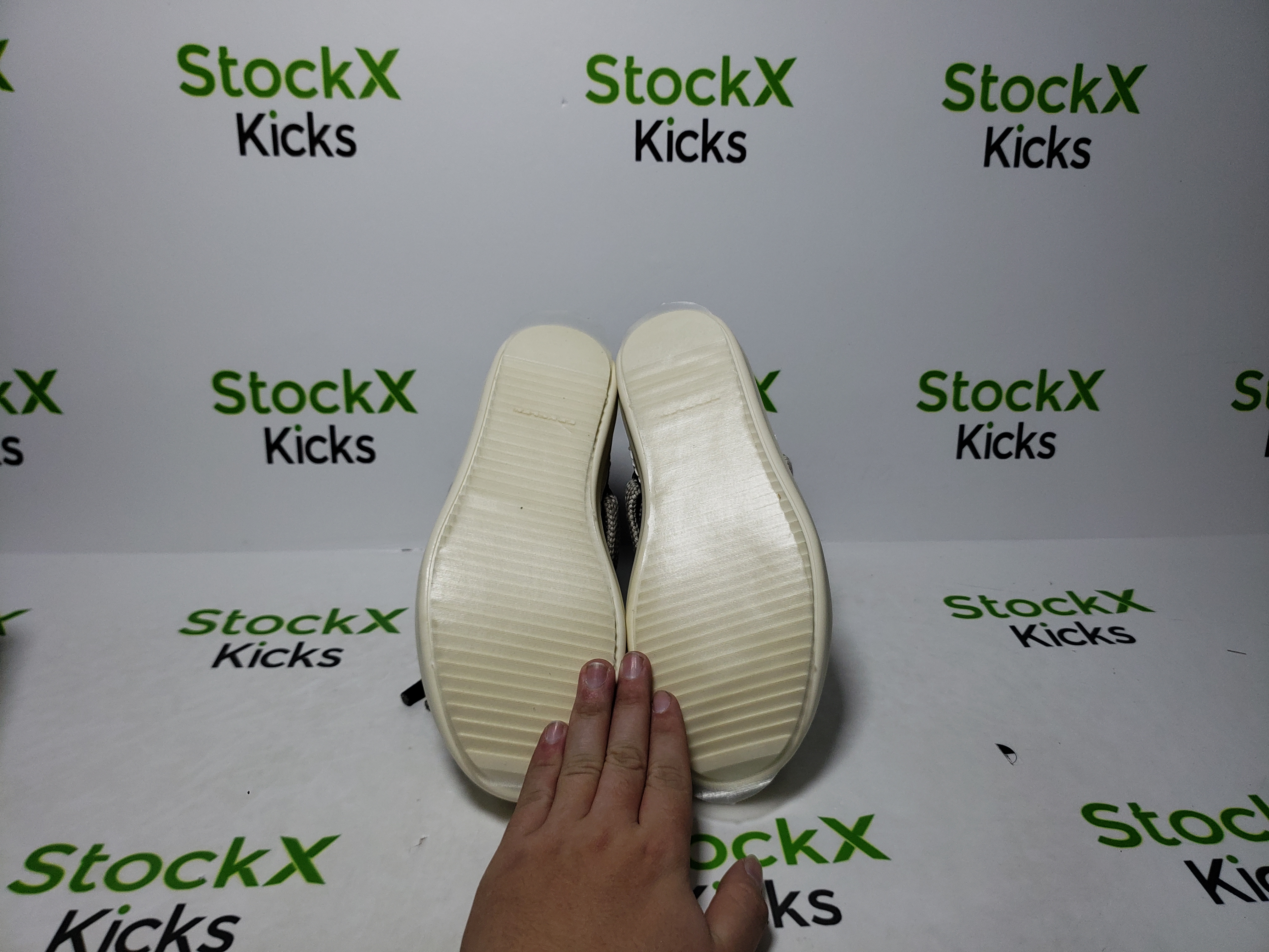 Rick Owens DRKSHDW Luxor Hexa High Black Milk review Kyrie 03