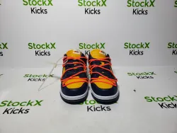 LJR Batch Nike Dunk Low Off-White University Gold Midnight Navy CT0856-700 review Kystal 05