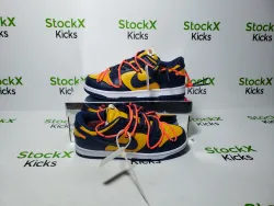 LJR Batch Nike Dunk Low Off-White University Gold Midnight Navy CT0856-700 review Kystal 06