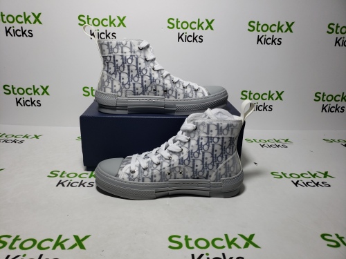 Dior B23 HT Oblique Transparency High White Blue Gray 3SN272ZIR 16536 review 