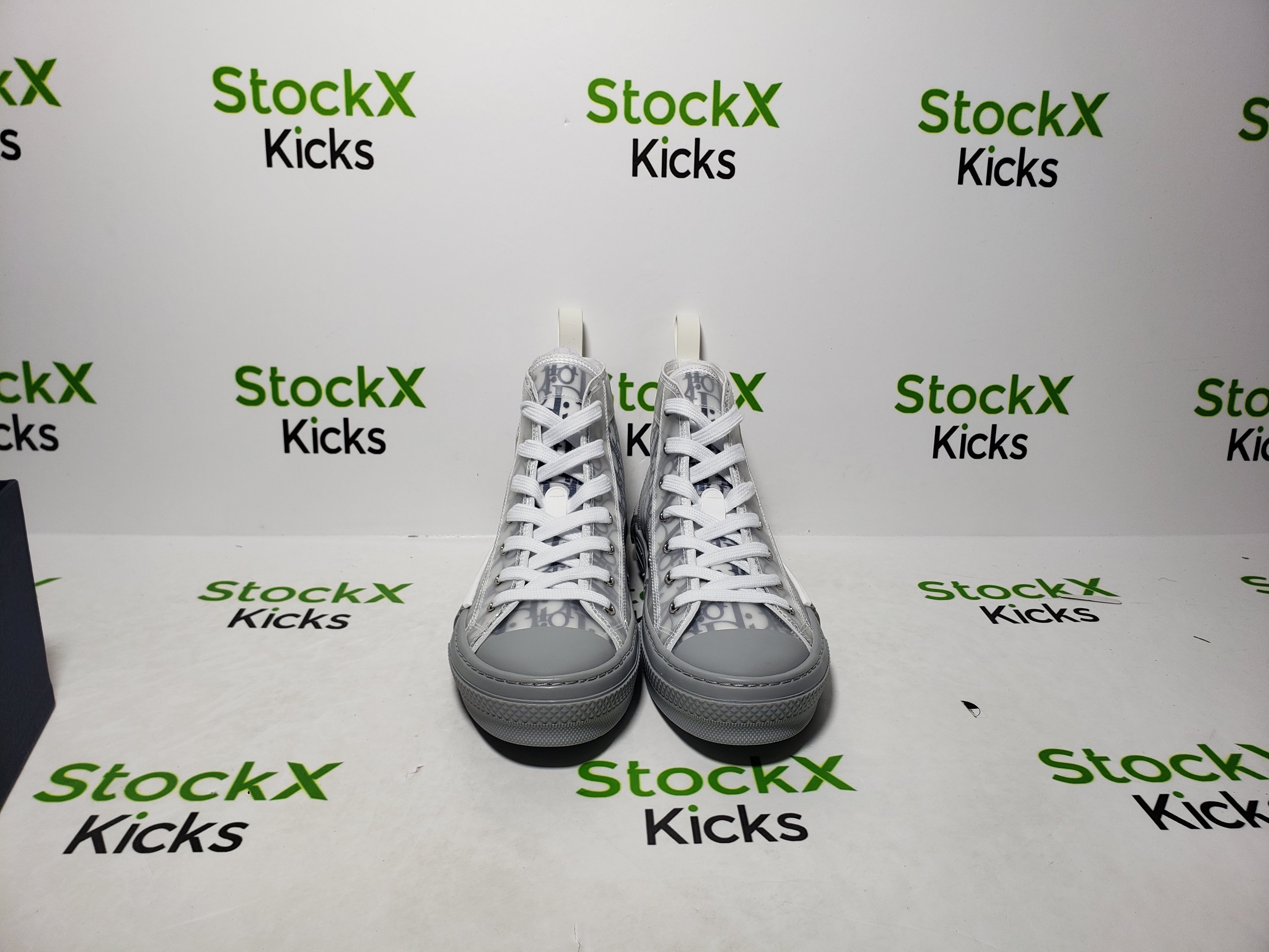 Dior B23 HT Oblique Transparency High White Blue Gray 3SN272ZIR 16536 review Jiezou 01