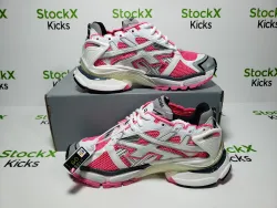 Balenciaga Runner White Fluo Pink 677402 W3RBN 9155 review stockxkicks 05