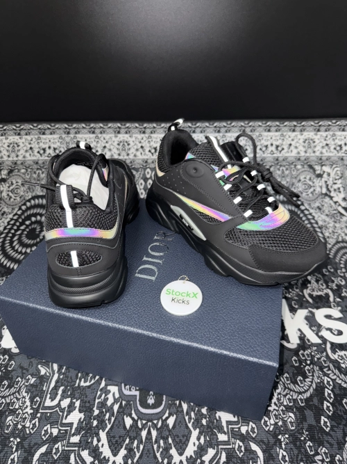 Dior B22 Sneakers Black Laser CK240809 review 