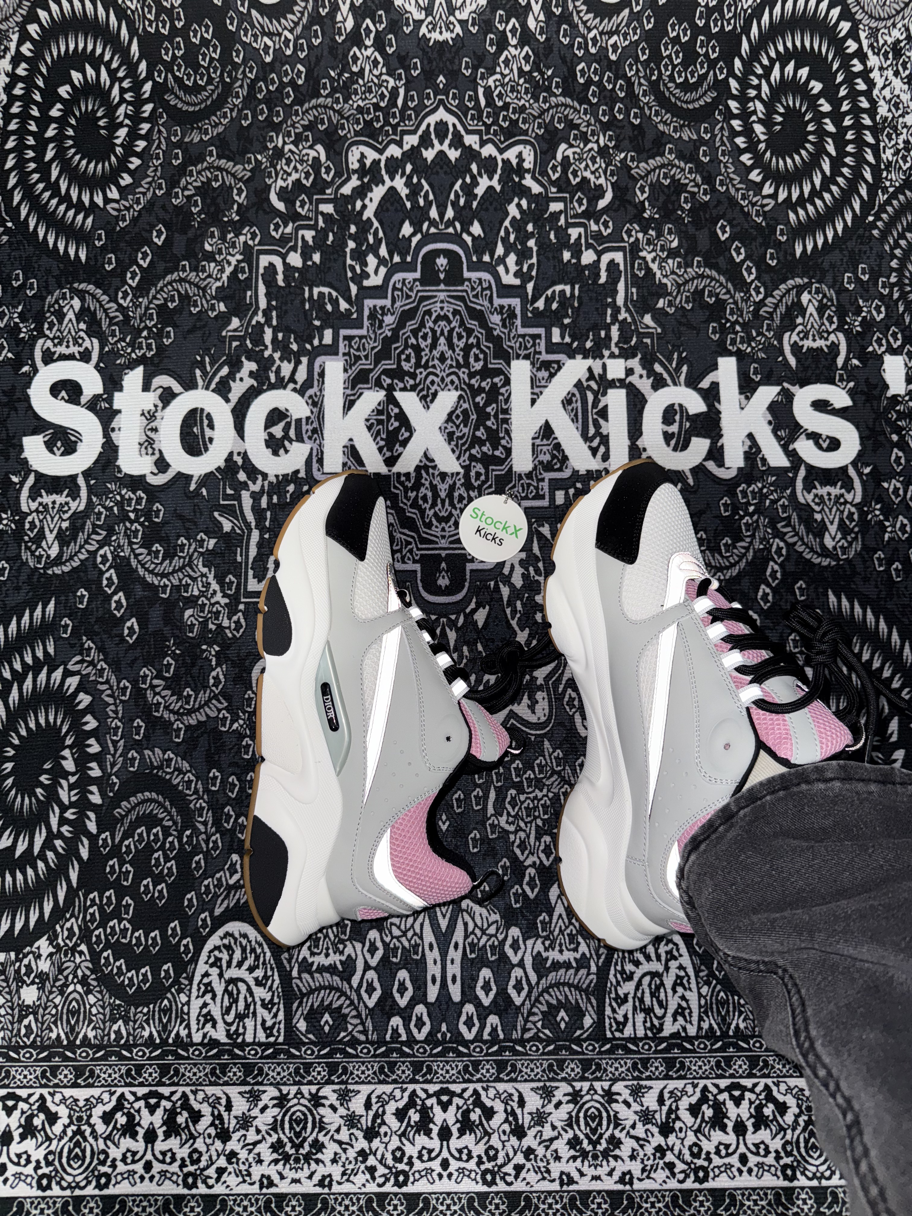 Dior B22 Sneakers Grey Pale Pink CK241024 review stockxkicks 01