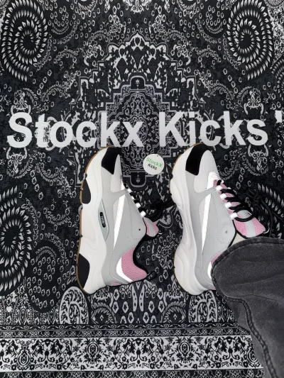 Dior B22 Sneakers Grey Pale Pink CK241024 review stockxkicks 01