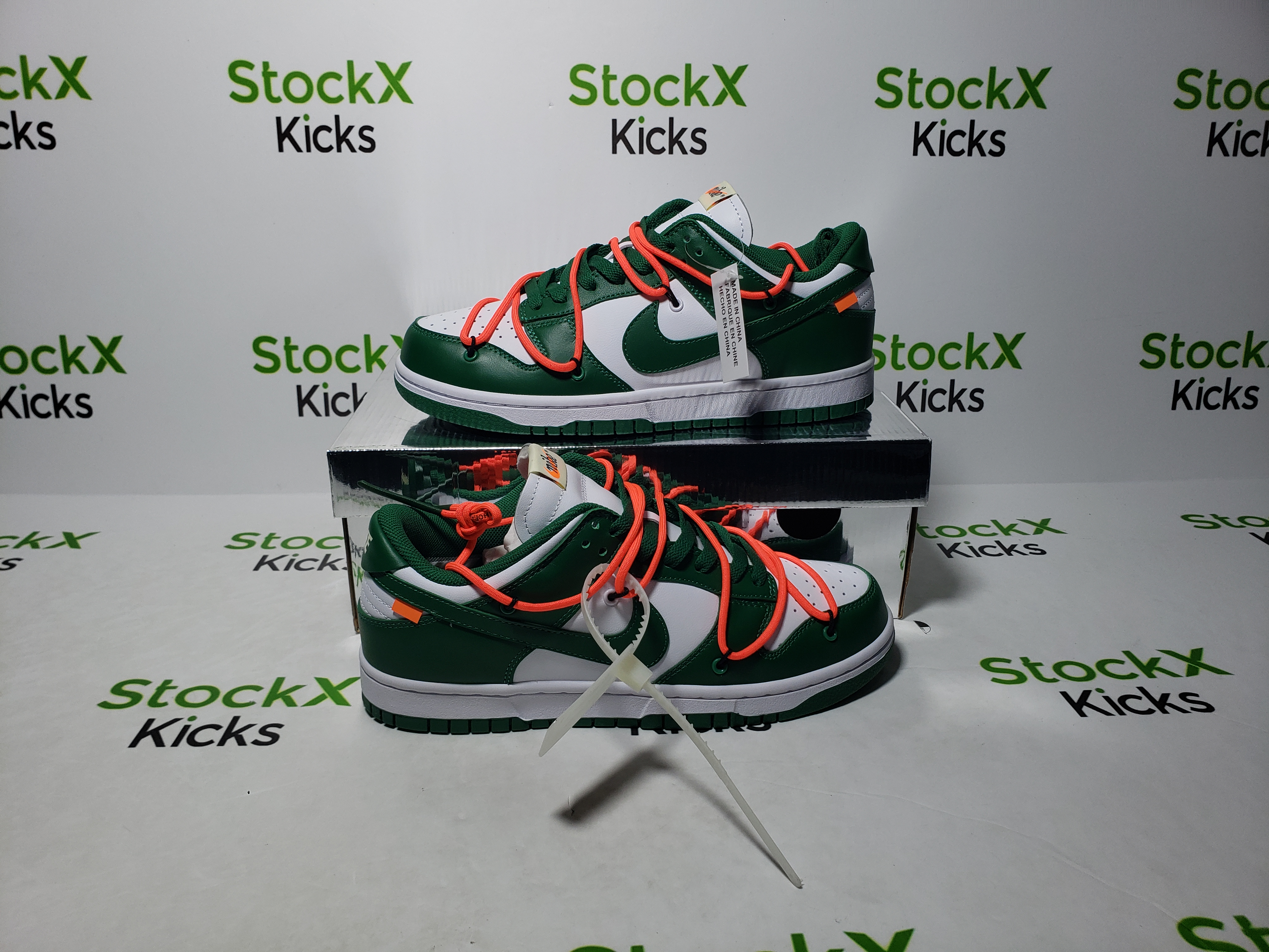 PK God Batch Nike Dunk Low Off-White Pine Green CT0856-100 review Jason 02