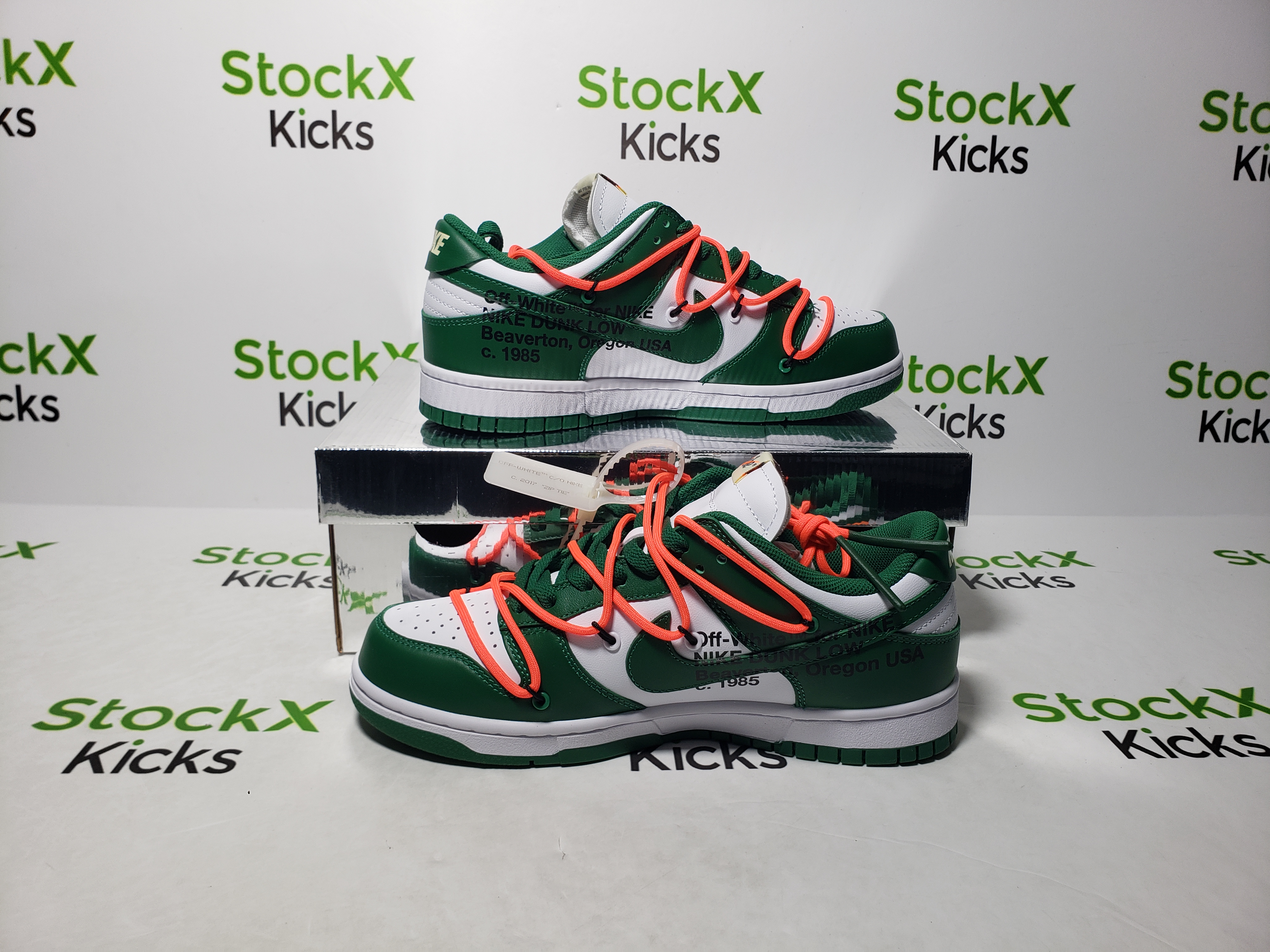 PK God Batch Nike Dunk Low Off-White Pine Green CT0856-100 review Jason 03