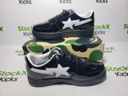 A Bathing Ape Bape Sta #2 Black Patent 0ZXSHW 291 302M review Victor 03