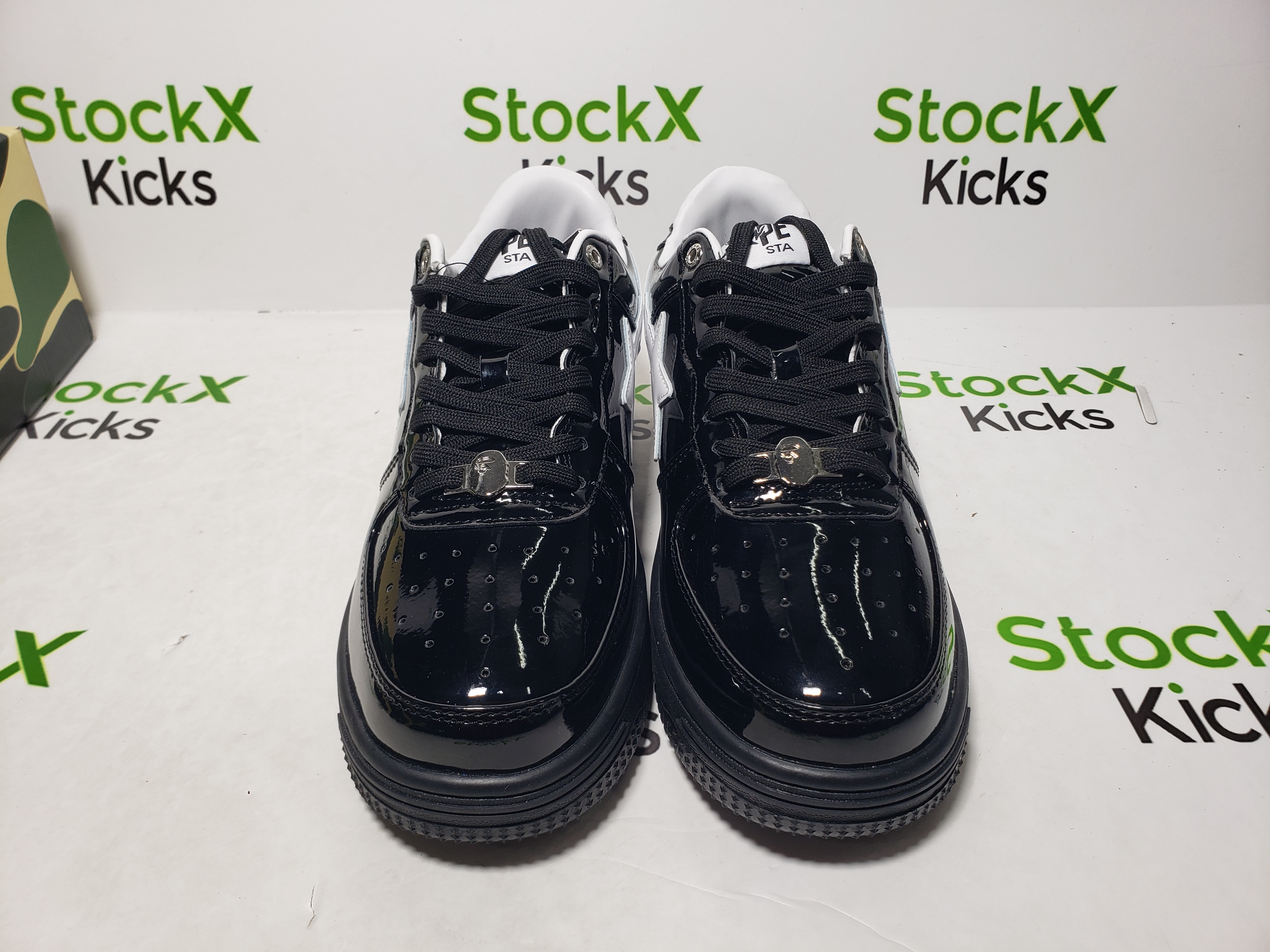 A Bathing Ape Bape Sta #2 Black Patent 0ZXSHW 291 302M review Victor 04