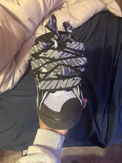 Lanvin Curb Sneaker Black Grey FM-SKRK11-REFL-P2210 PB111901 review luvutr3ntt_ 01