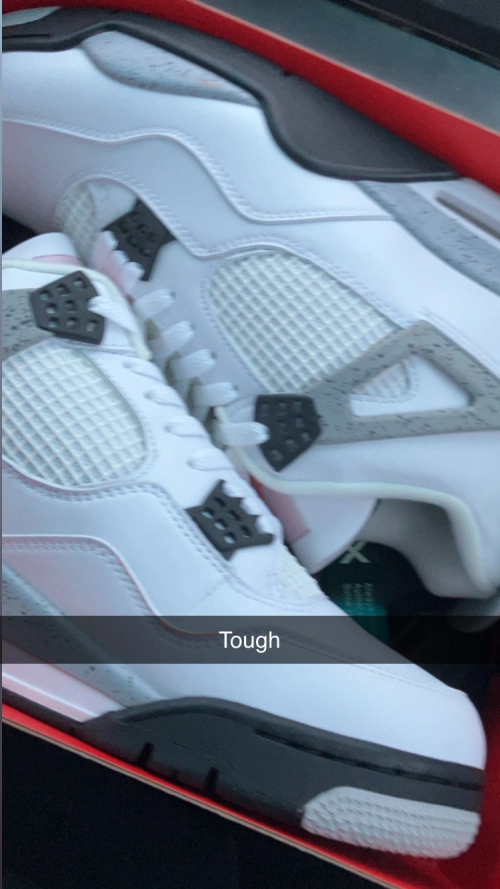 Special offer Batch Air Jordan 4 Retro White Cement 840606-192 review 