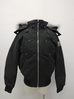 Moose Knuckles Original Ballistic Bomber Jacket Black/White（NFC）YZ241223 review stockxkicks 01