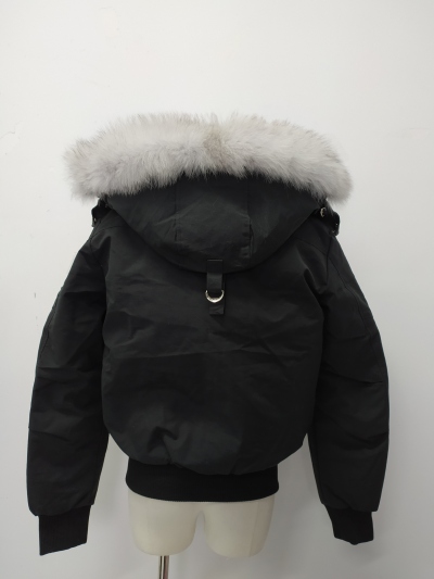 Moose Knuckles Original Ballistic Bomber Jacket Black/White（NFC）YZ241223 review stockxkicks 02