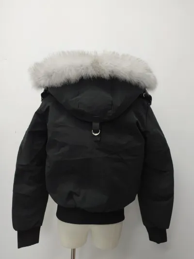 Moose Knuckles Original Ballistic Bomber Jacket Black/White（NFC）YZ241223 review stockxkicks 02