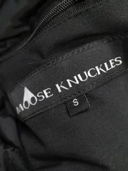 Moose Knuckles Original Ballistic Bomber Jacket Black/White（NFC）YZ241223 review stockxkicks 04