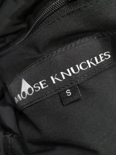 Moose Knuckles Original Ballistic Bomber Jacket Black/White（NFC）YZ241223 review stockxkicks 03