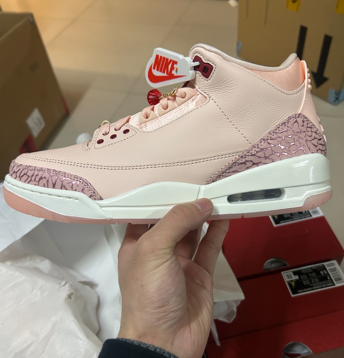PK God Batch Air Jordan 3 Retro 'Valentine's Day HJ0178-600 review Reece Mcgivan