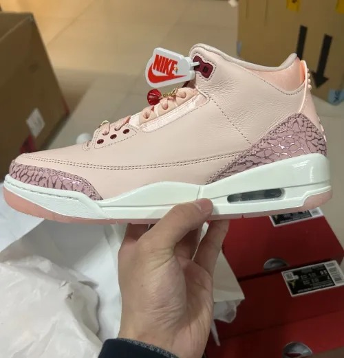 PK God Batch Air Jordan 3 Retro 'Valentine's Day HJ0178-600 review 