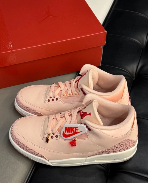 PK God Batch Air Jordan 3 Retro 'Valentine's Day HJ0178-600 review 