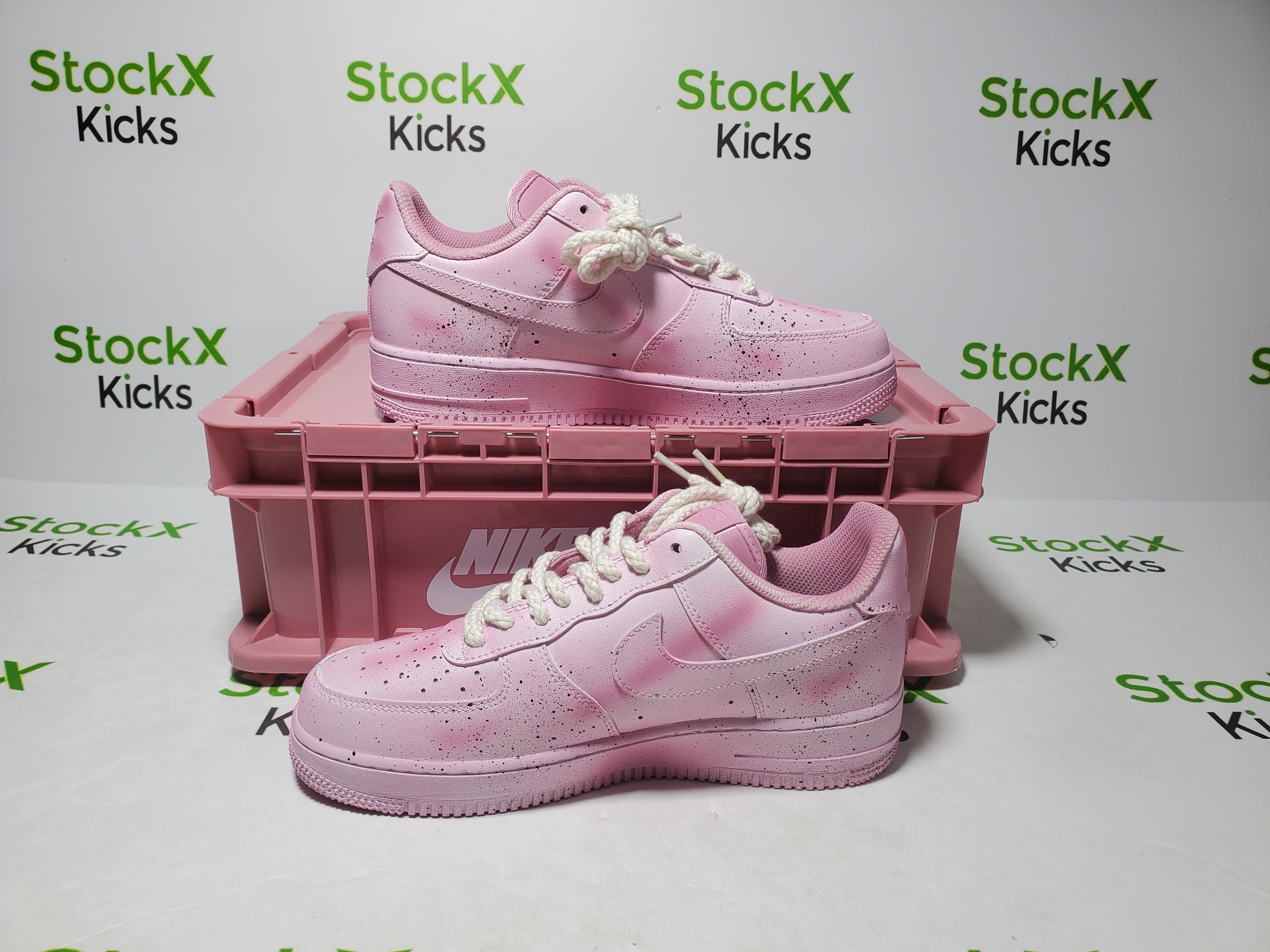 PK God Batch Chrome Hearts x Air Force 1 Pink review Lucy 04