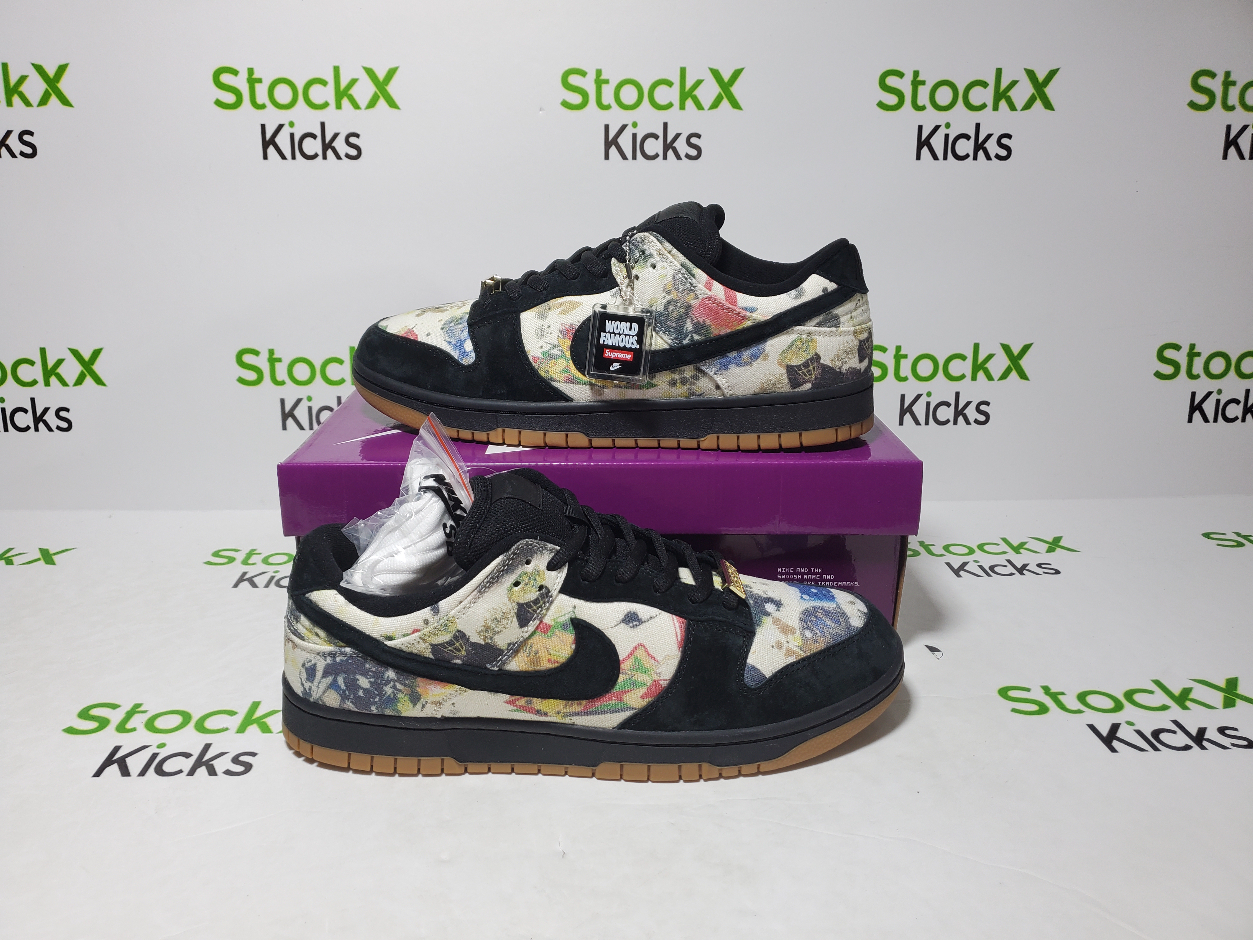 PK God Batch Nike SB Dunk Low Supreme Rammellzee FD8778-001 review Mike 02