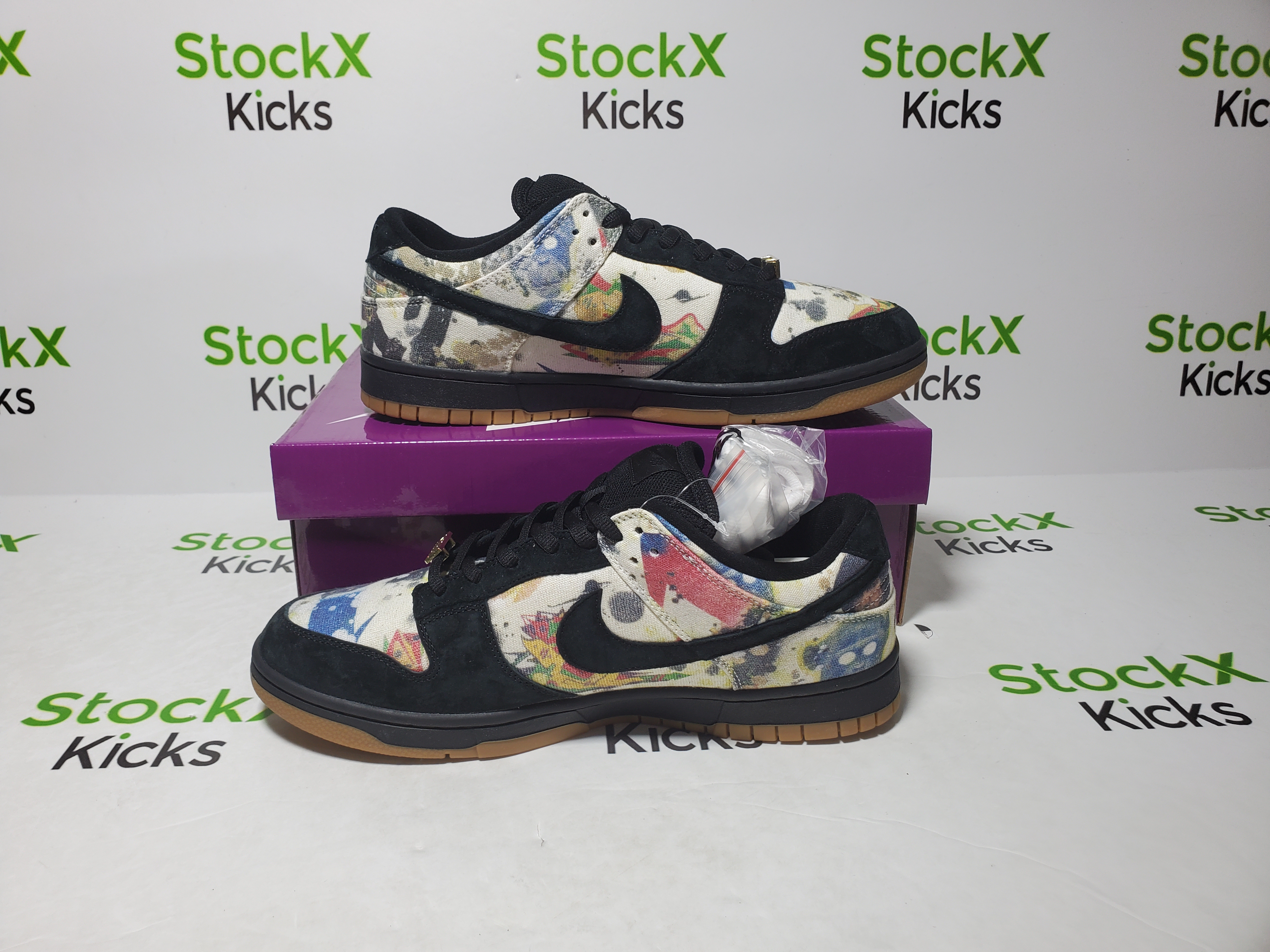 PK God Batch Nike SB Dunk Low Supreme Rammellzee FD8778-001 review Mike 04