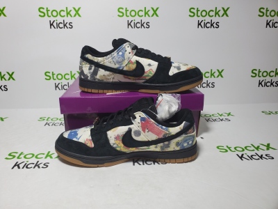 PK God Batch Nike SB Dunk Low Supreme Rammellzee FD8778-001 review Mike 04