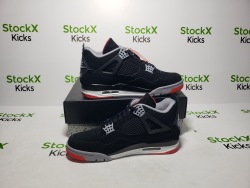 PK God Batch Air Jordan 4 Retro Bred 308497-060 review Cam 02