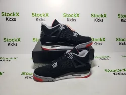 PK God Batch Air Jordan 4 Retro Bred 308497-060 review Cam 02
