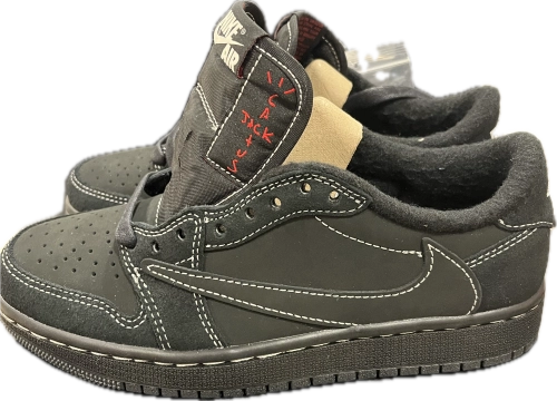 【$59 High Cost Effective】Air Jordan 1 Retro Low OG SP Travis Scott Black Phantom DM7866-001 review 