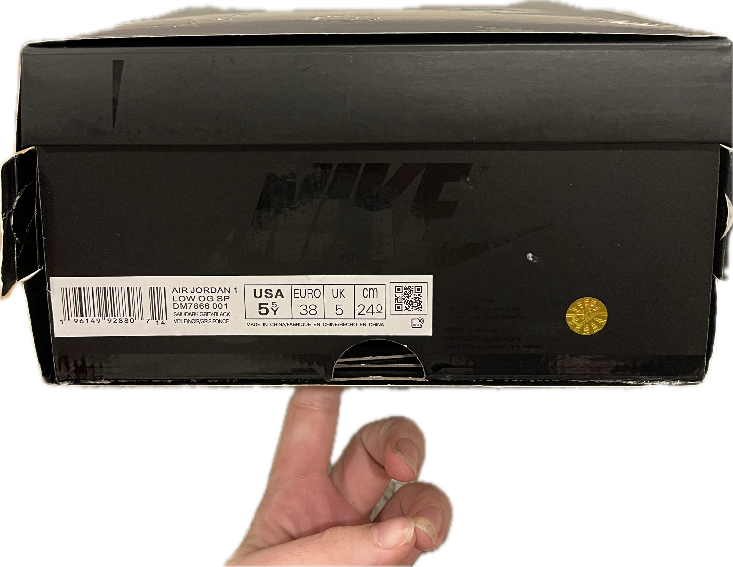 【$59 High Cost Effective】Air Jordan 1 Retro Low OG SP Travis Scott Black Phantom DM7866-001 review Erika 01