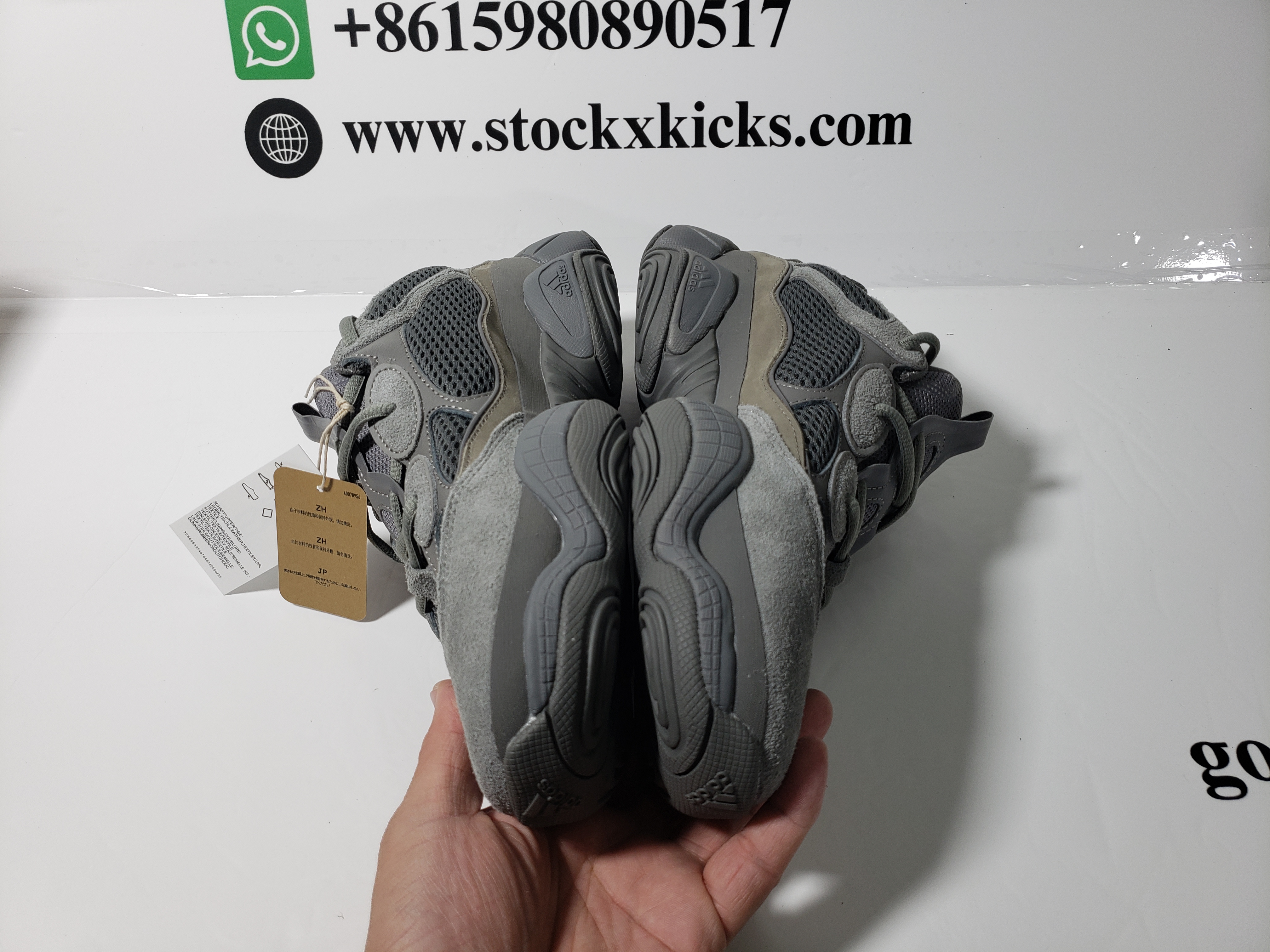 LJR Batch adidas Yeezy 500 Granite GW6373 review STOCKXKICKS 03