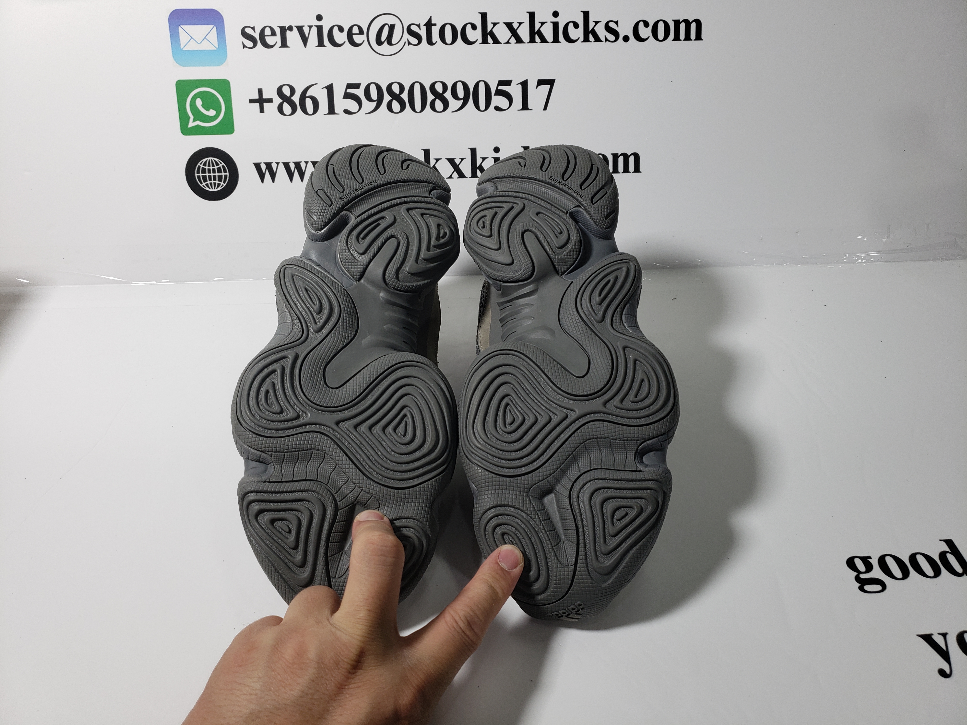 LJR Batch adidas Yeezy 500 Granite GW6373 review STOCKXKICKS 05