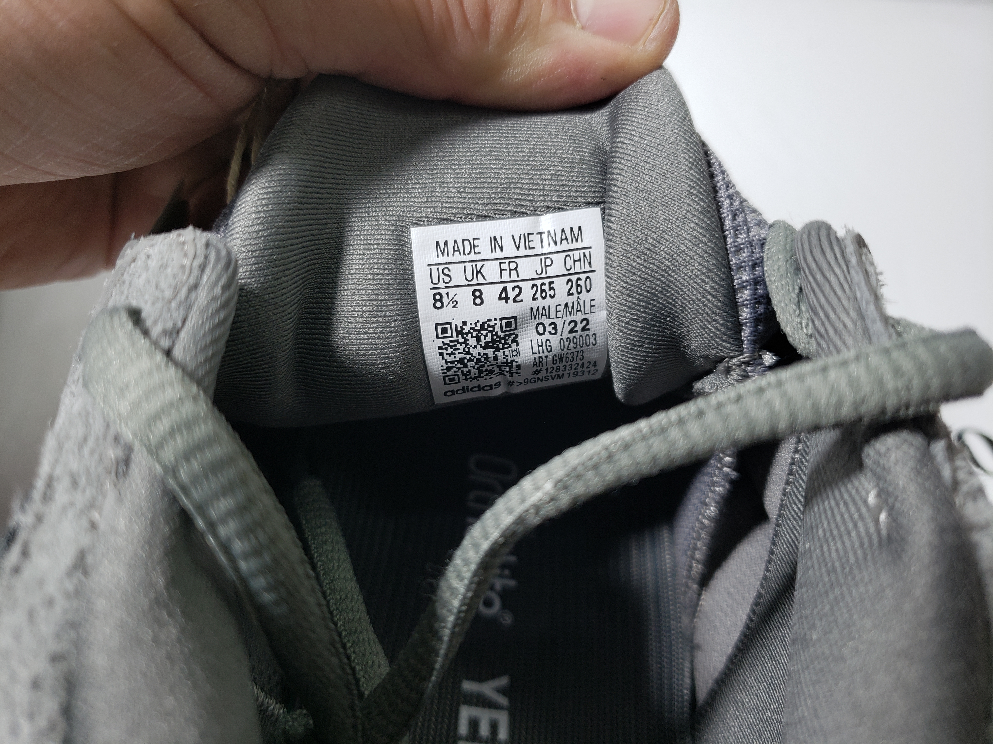 LJR Batch adidas Yeezy 500 Granite GW6373 review STOCKXKICKS 06
