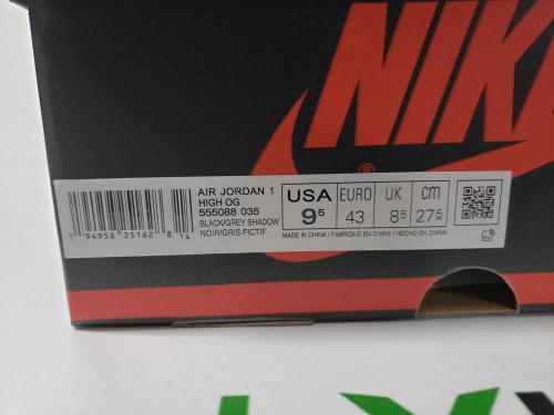 LJR Batch Air Jordan 1 Retro High Shadow 2.0 555088-035 review 