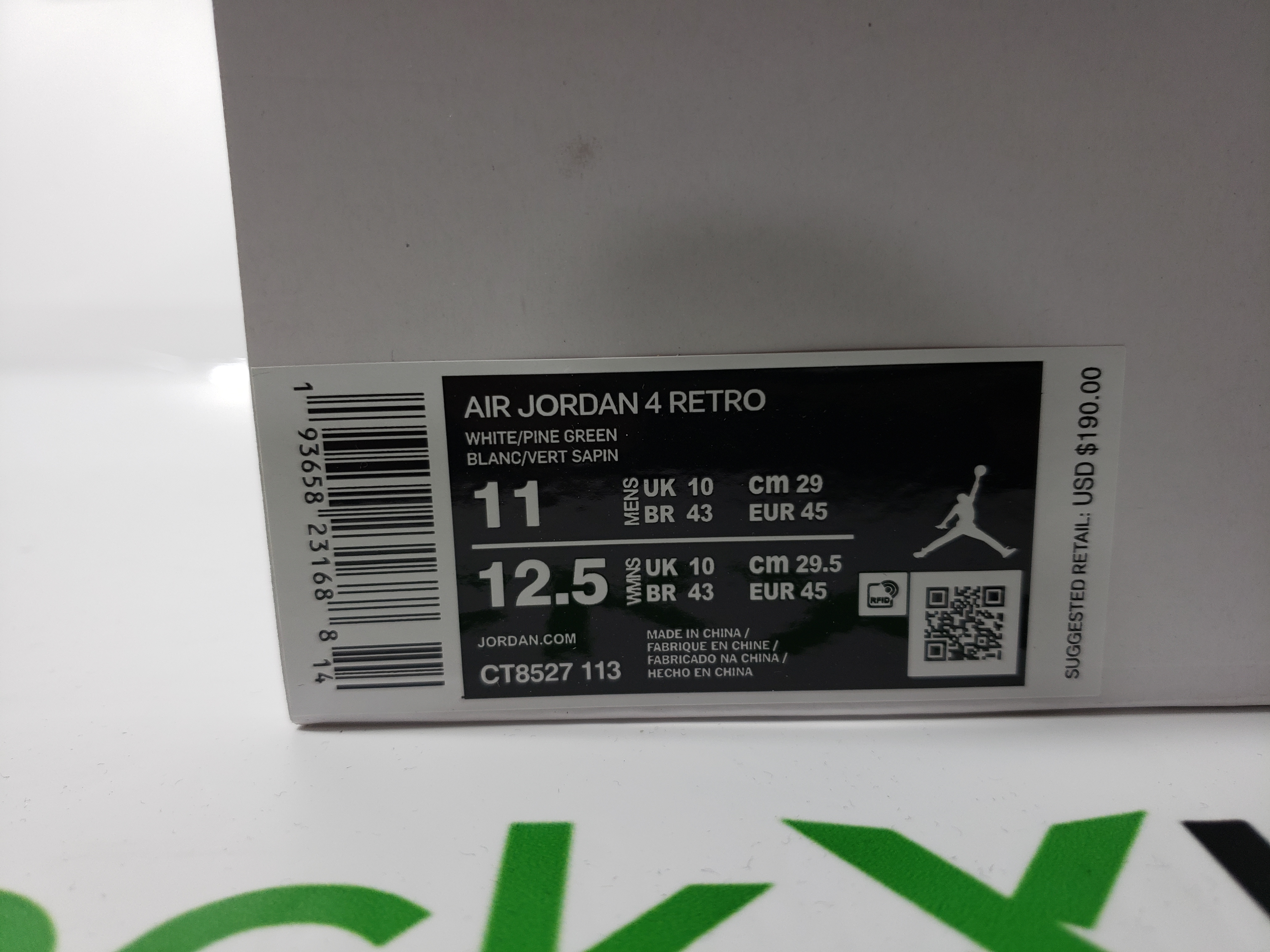 Special offer Batch Air Jordan 4 Retro Metallic Green CT8527-113 review STOCKXKICKS 00