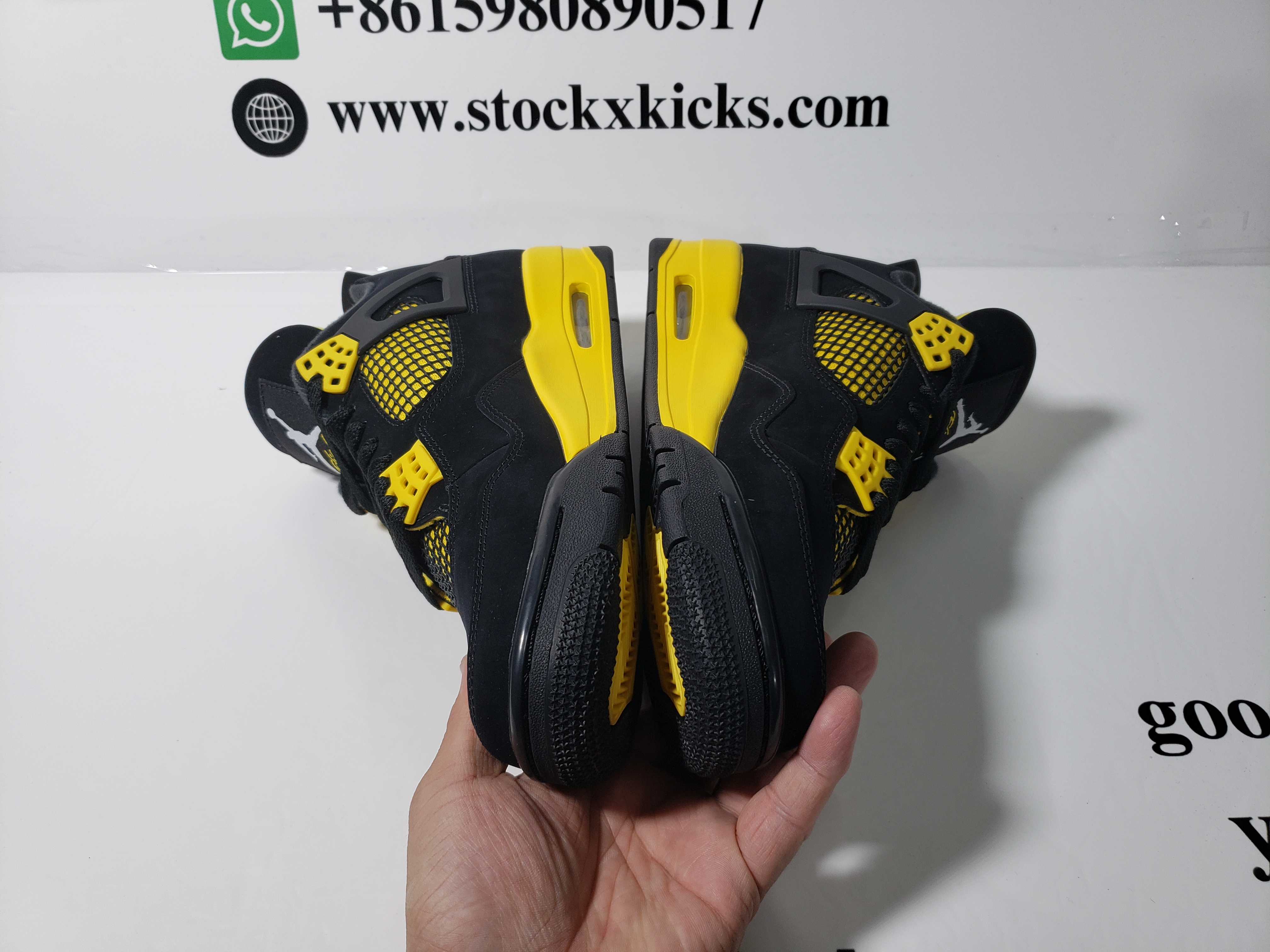 PK God Batch Air Jordan 4 Retro Thunder DH6927-017 review STOCKXKICKS 03
